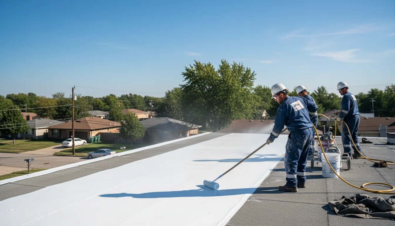 Commercial roof coating in Winona Lake, IN near me